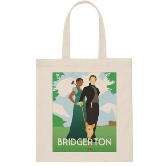 Bridgerton Anthony and Kate Tote - Picture 1 of 3